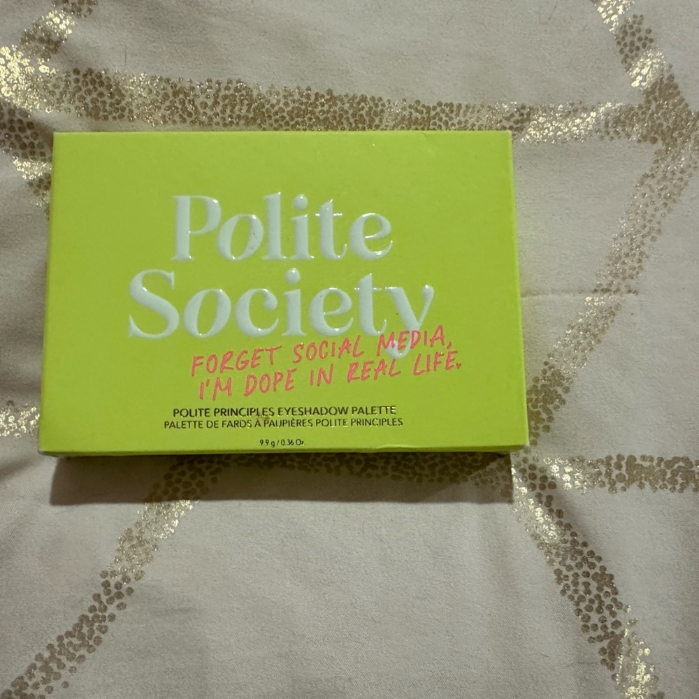 NIB - Polite Society Eyeshadow Palette - 9 shadows